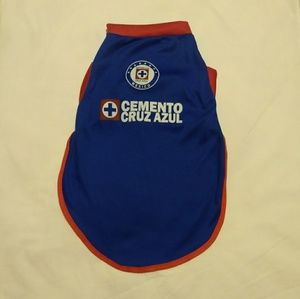 Cruz Azul Soccer Jersey For Dogs Or Cats Size M